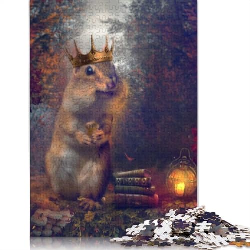 Der kleine Prinz, Premium-Puzzle, 100% recyceltes Papppapier, rechteckiges Puzzle für Jungen oder Mädchen, 1000 Teile (75 x 50 cm) von QASEYIPV