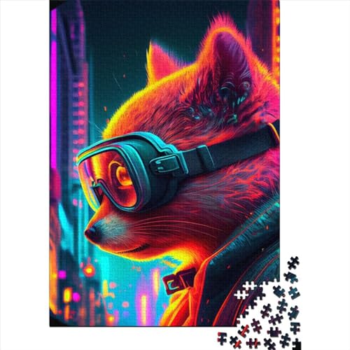 Eichhörnchen-Puzzle, 1000 Teile, für Erwachsene und Jugendliche, ab 12 Jahren, Weihnachtsgeschenke, 1000 Teile (75 x 50 cm) von QASEYIPV