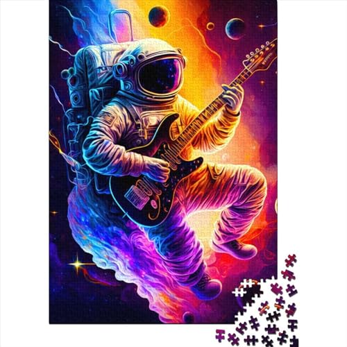 Fantasy Astronaut Puzzle für Erwachsene, 1000 Teile Puzzle für Jugendliche ab 12 Jahren, Geschenke für Heiligabend, 1000 Teile (38x26cm) von QASEYIPV