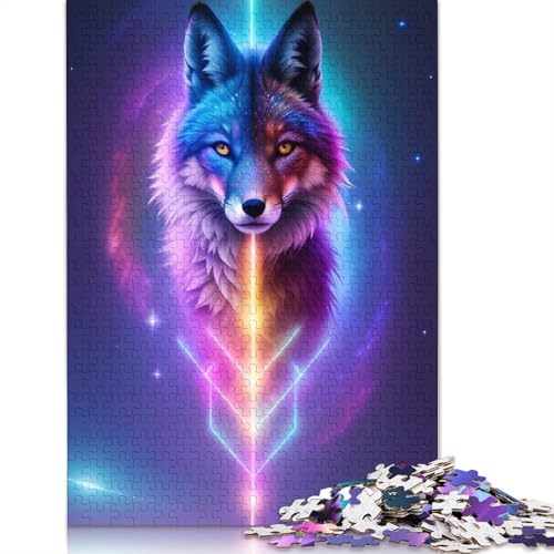 Fuchs Kunstpuzzle, 1000 Teile für Erwachsene, Lernspielzeug, 1000 Teile (75 x 50 cm) von QASEYIPV