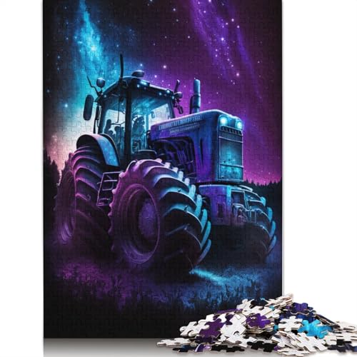 Galaxy Traktor Puzzle Spielzeug Lernspiel Premium Karton Puzzle für Erwachsene Kinder 1000 Teile (75x50cm) von QASEYIPV