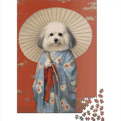 Geisha Habana Puzzle, 1000 Teile, Holzpuzzle, Lernspielzeug, 1000 Teile (75 x 50 cm) von QASEYIPV
