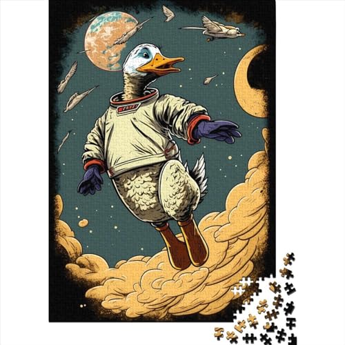 Goose Wizardry Holzpuzzle 1000 Teile, Holzpuzzle für Erwachsene und Jugendliche ab 12 Jahren, Weihnachtsgeschenke, 1000 Teile (75x50cm) von QASEYIPV