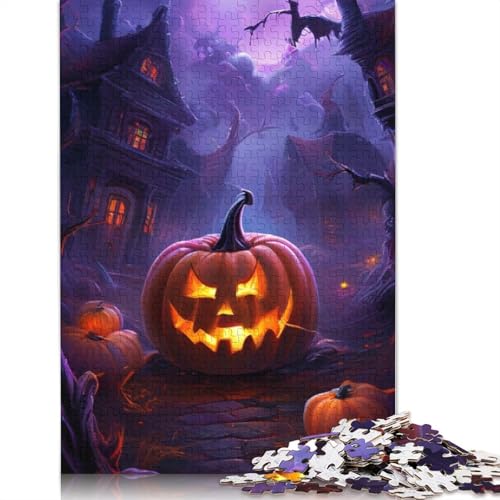 Halloween-Kürbis-Puzzle, 1000 Teile, für Erwachsene ab 14 Jahren, 1000 Teile (75 x 50 cm). von QASEYIPV