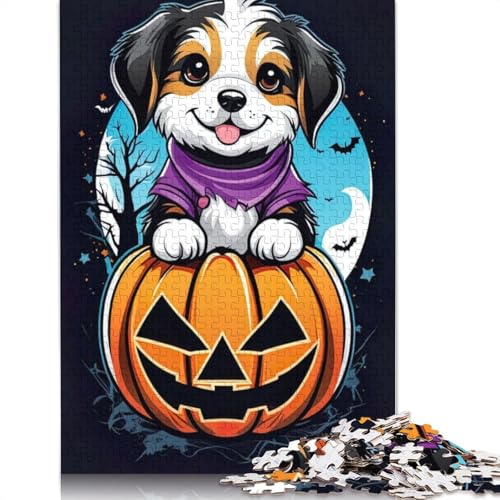 Halloween Papierpuzzle für Erwachsene, 1000 Teile, Lernspiel, Herausforderung, 38 x 26 cm Halloween Papierpuzzle für Erwachsene, 1000 Teile, Lernspiel, Herausforderung, 38 x 26 cm von QASEYIPV