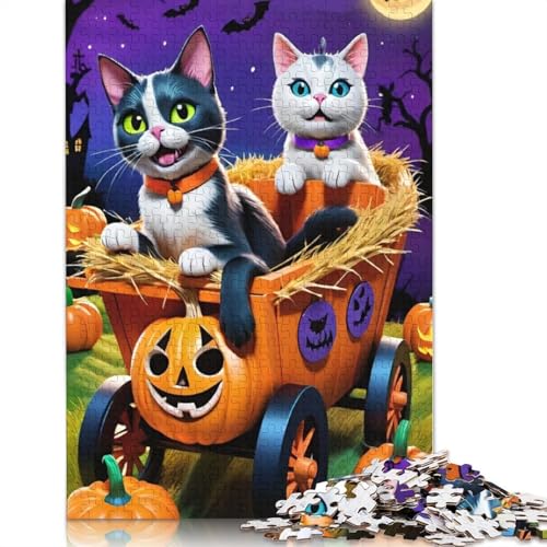 Halloween-Puzzle, 1000 Teile, für Erwachsene und Jugendliche, Männer und Frauen, 1000 Teile (38 x 26 cm) von QASEYIPV