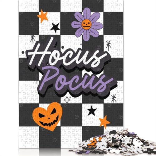 Hocus Pocus Halloween-Puzzle, 1000 Teile, für Erwachsene und Jugendliche ab 12 Jahren, 1000 Teile (75 x 50 cm) von QASEYIPV