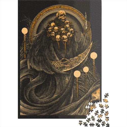 Hollow Soul Holzpuzzle, 1000 Teile, Lernspielzeug, 1000 Teile (75 x 50 cm) von QASEYIPV