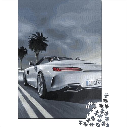 Holzpuzzle, 1000 Teile, Sportauto, Familienaktivität, 1000 Teile (75 x 50 cm) von QASEYIPV