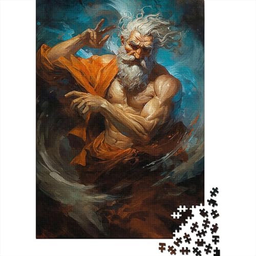 Holzpuzzle, 1000 Teile, der allwissende Schöpfer für Erwachsene, Heiligabend, 75 x 50 cm Holzpuzzle, 1000 Teile, der allwissende Schöpfer für Erwachsene, Heiligabend, 75 x 50 cm von QASEYIPV