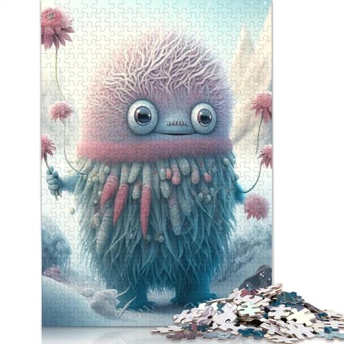 Holzpuzzle, 1000 Teile, für Erwachsene und Jugendliche, Motiv: Monster, ideal für die Dekoration des Zuhauses, 75 x 50 cm Holzpuzzle, 1000 Teile, für Erwachsene und Jugendliche, Motiv: Monster, ideal für die Dekoration des Zuhauses, 75 x 50 cm von QASEYIPV