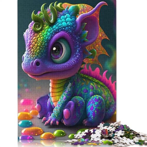 Holzpuzzle, 1000 Teile für Erwachsene, pädagogisches Spiel, Herausforderung, 1000 Teile (75 x 50 cm) von QASEYIPV