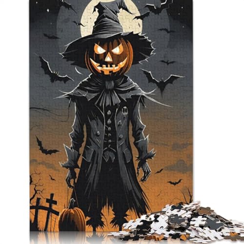 Holzpuzzle 1000 Teile für Erwachsene, Kürbis, Puzzles, Weihnachtsgeschenke, Lernspiel, Herausforderung, Spielzeug, 1000 Teile (75 x 50 cm) von QASEYIPV