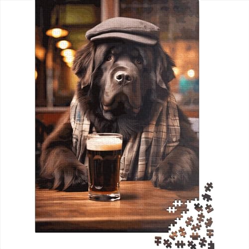 Holzpuzzle aus Neufundland, 1000 Teile, Lernspielzeug, 1000 Teile (75 x 50 cm) von QASEYIPV