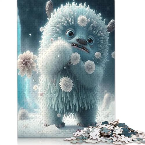 Holzpuzzle für Erwachsene, 1000 Teile, Monster, Halloween-Puzzle, 1000 Teile (75 x 50 cm) von QASEYIPV