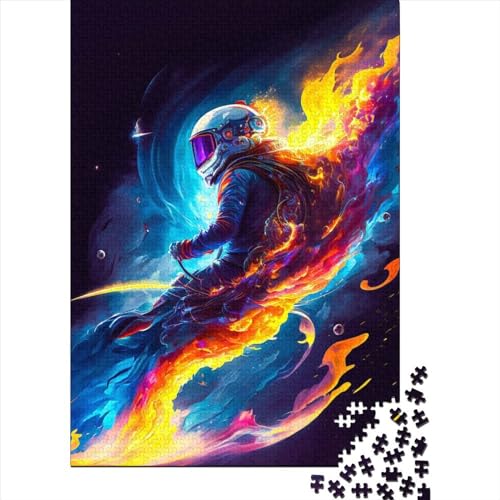 Holzpuzzle mit 1000 Teilen für Erwachsene, pädagogisches Spiel, Herausforderungsspielzeug, 1000 Teile (75 x 50 cm) von QASEYIPV