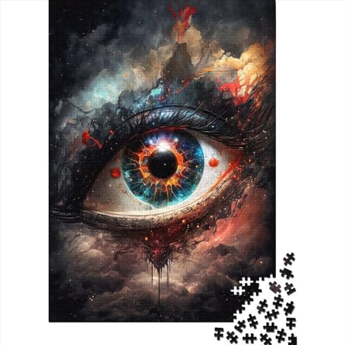 Interstellar Eye Puzzle 1000 Teile für Erwachsene und Jugendliche, Halloween-Geschenk für Teenager, Männer und Frauen, 1000 Teile (38x26cm) von QASEYIPV