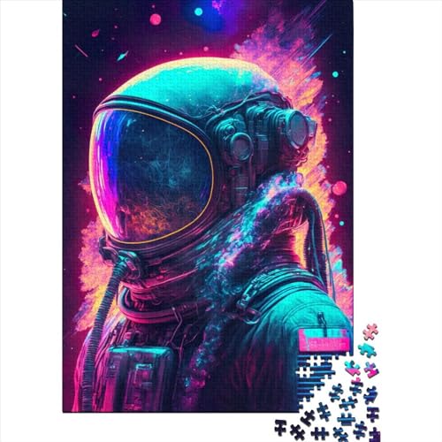Interstellar Illusionist Puzzle 1000 Teile für Erwachsene Halloween Geschenk Puzzle für Erwachsene und Jugendliche ab 12 Jahren, 1000 Teile (38x26cm)< von QASEYIPV