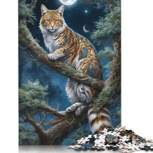 Katzenpuzzle für Erwachsene und Jugendliche, 1000 Teile (38 x 26 cm) von QASEYIPV