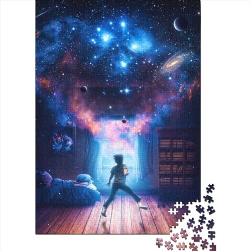 Klares Traumpuzzle für Erwachsene, 1000 Teile, für Erwachsene und Jugendliche ab 12 Jahren, Weihnachtsgeschenke, 1000 Teile (38 x 26 cm) von QASEYIPV