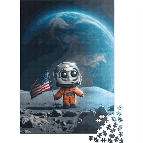 Kreatives quadratisches Puzzle, 1000 Teile, für Erwachsene und Holzpuzzle, pädagogisches Spiel für Erwachsene, 1000 Teile (38 x 26 cm) von QASEYIPV