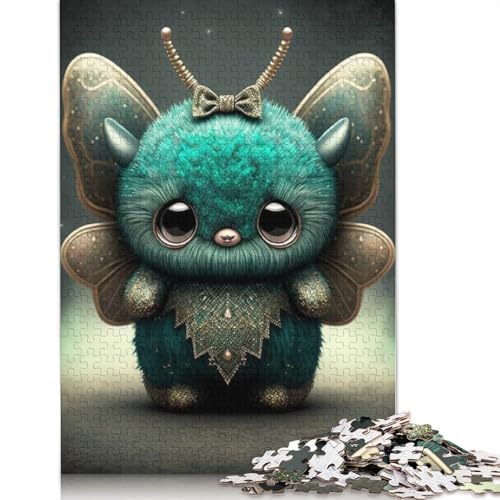 Monster-Puzzle, 1000 Teile, aus Holz, für Erwachsene und Jugendliche, Familienspiel, Weihnachtsgeschenke, 1000 Teile (75 x 50 cm) von QASEYIPV