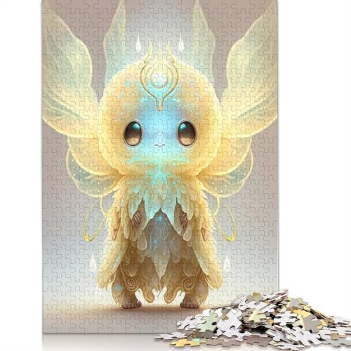 Monster-Puzzle, 1000 Teile, aus Holz, für Erwachsene und Jugendliche, Familienspiel, Weihnachtsgeschenke, 1000 Teile (75 x 50 cm) von QASEYIPV