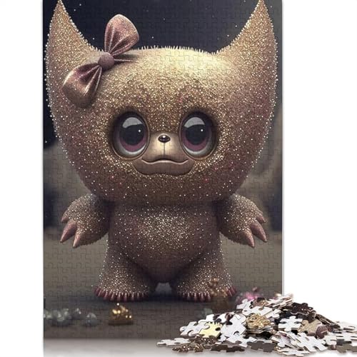 Monster Puzzle für Erwachsene, 1000 Teile, für Jugendliche, Lernspiel, Herausforderung, 1000 Teile (38 x 26 cm) von QASEYIPV