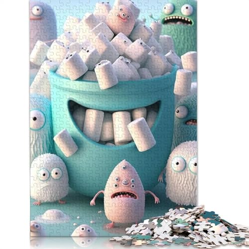 Monster Puzzle für Erwachsene und Jugendliche, Familienspiel, 1000 Teile (75 x 50 cm) von QASEYIPV