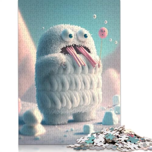 Monster Puzzle für Jugendliche, 1000 Teile, Puzzle für Erwachsene, 1000 Teile (38 x 26 cm) von QASEYIPV