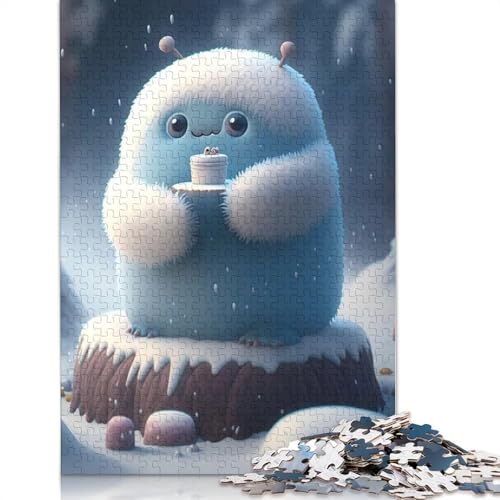 Niedliche Monster Puzzle für Erwachsene, 1000 Teile Puzzle für Erwachsene und Jugendliche, Familienspiel, 1000 Teile (38x26cm) von QASEYIPV
