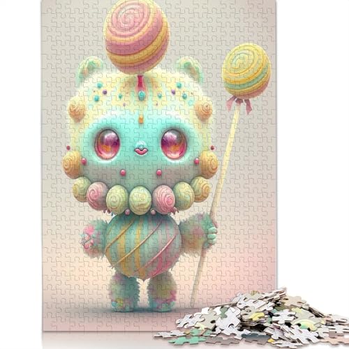 Niedliche Monster Puzzle für Erwachsene, 1000 Teile Puzzle für Erwachsene und Jugendliche, Familienspiel, 1000 Teile (75x50cm) von QASEYIPV