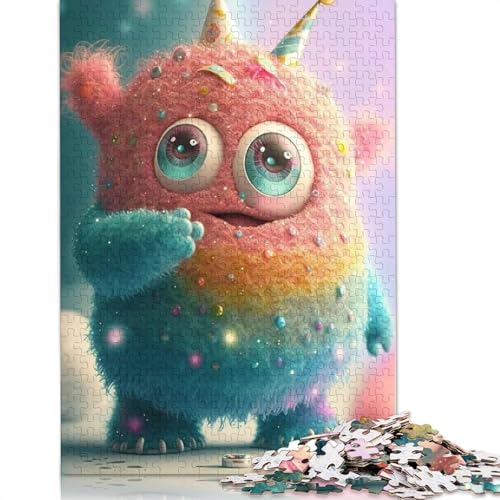 Niedliche Monster Puzzle für Erwachsene, 1000 Teile Puzzle für Erwachsene und Jugendliche, Familienspiel, 1000 Teile (75x50cm) von QASEYIPV
