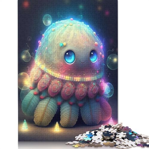 Niedliche Monster Puzzle für Erwachsene, 1000 Teile Puzzle für Erwachsene und Jugendliche, Familienspiel, 1000 Teile (75x50cm) von QASEYIPV