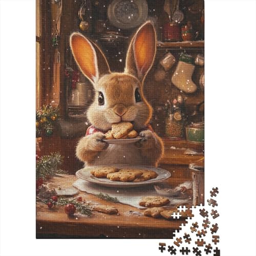 Osterpuzzle niedlicher Hase 1000 Teile für Erwachsene Puzzle Lernspiele 1000 Teile (75x50cm) von QASEYIPV