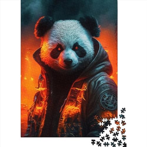 Panda-Papierpuzzle, 1000 Teile, Papierpuzzles für Erwachsene und Jugendliche ab 12 Jahren, Weihnachtsgeschenke, 1000 Teile (38 x 26 cm) von QASEYIPV