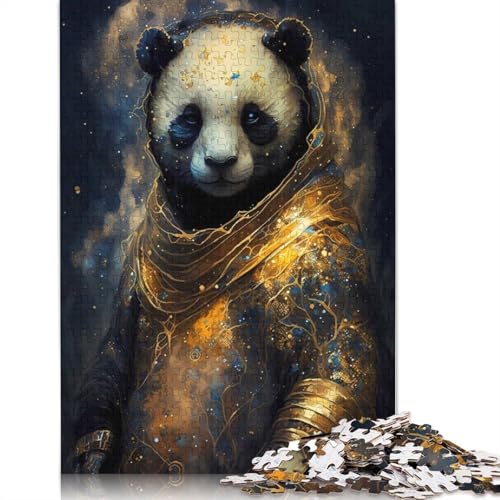 Panda-Puzzle-Spielzeug, Lernspiel, Premium-Puzzle aus Karton für Erwachsene und Kinder, 1000 Teile (75 x 50 cm) von QASEYIPV