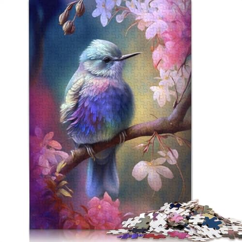 Papageien-Puzzle, 1000 Teile, für Erwachsene, schwieriges Puzzle für Erwachsene, lustiges Puzzle für die ganze Familie, 1000 Teile (75 x 50 cm) von QASEYIPV