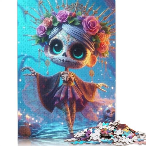 Papierpuzzle, 1000 Teile, Skelett-Design, für Erwachsene und Jugendliche ab 12 Jahren, 1000 Teile (38 x 26 cm). von QASEYIPV