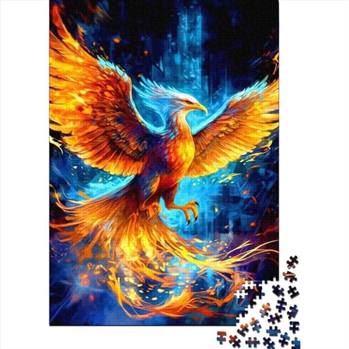 Phoenix 1000 Teile Puzzle für Erwachsene Puzzle für Erwachsene Halloween Geschenk Alter 14+ 1000 Teile (75x50cm) von QASEYIPV