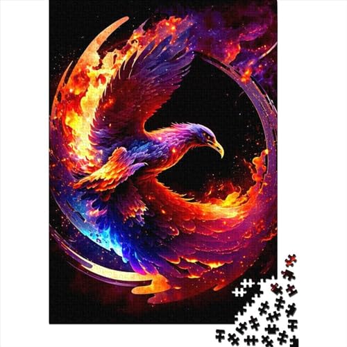 Phoenix13 Puzzle mit 1000 Teilen für Erwachsene, Holzpuzzle für Jugendliche, Männer und Frauen, Geschenk mit 1000 Teilen (75 x 50 cm) von QASEYIPV