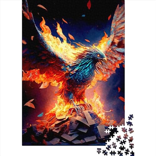 Phoenix14 Puzzle 1000 Teile für Erwachsene Halloween Geschenk Puzzle für Erwachsene und Jugendliche ab 12 Jahren, 1000 Teile (75x50cm)< von QASEYIPV