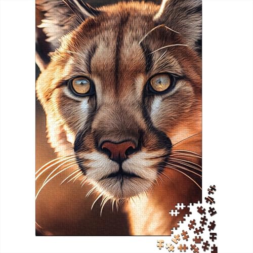 Puma Papierpuzzle für Erwachsene und Jugendliche, 1000 Teile (38 x 26 cm), ideal für die Heimdekoration. von QASEYIPV