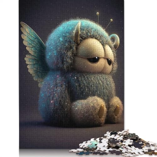 Puzzle, 1000 Teile, Monster für Erwachsene, Holzpuzzle für Jugendliche, Männer und Frauen, Geschenk mit 1000 Teilen (75 x 50 cm) von QASEYIPV