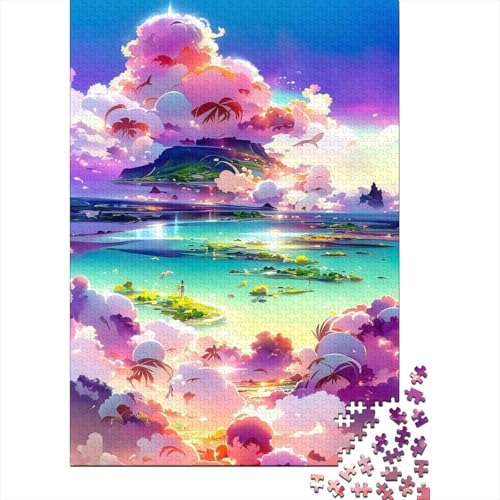 Puzzle, 1000 Teile, Morgenspaziergang, für Erwachsene, Jugendliche ab 12 Jahren, 1000 Teile (75 x 50 cm) von QASEYIPV