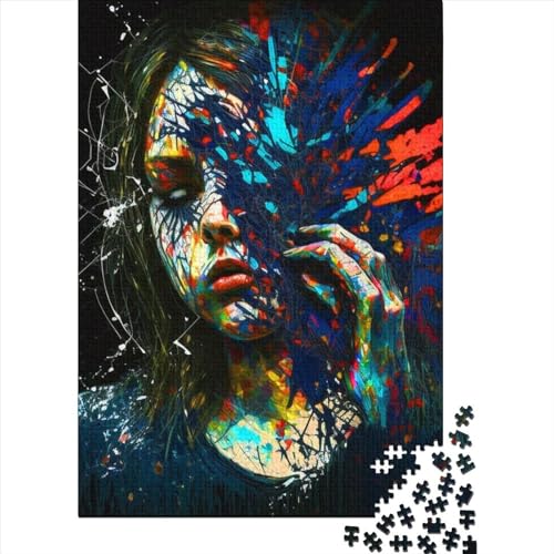 Puzzle, 1000 Teile, Motiv: Kratzer und Schmerzen, für Erwachsene, 75 x 50 cm Puzzle, 1000 Teile, Motiv: Kratzer und Schmerzen, für Erwachsene, 75 x 50 cm von QASEYIPV