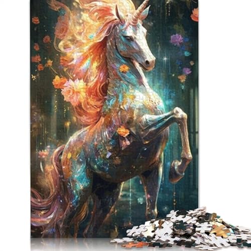 Puzzle, 1000 Teile, Pferde für Erwachsene, Erwachsene und Jugendliche ab 12 Jahren, 1000 Teile (75 x 50 cm) von QASEYIPV