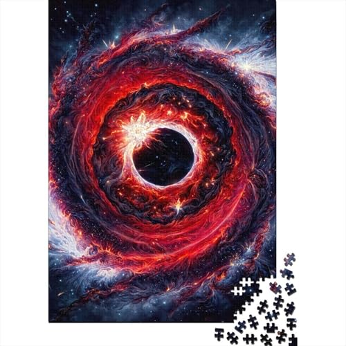 Puzzle, 1000 Teile, Rotes Loch, für Erwachsene und Jugendliche, ab 12 Jahren, Weihnachtsgeschenke, 75 x 50 cm Puzzle, 1000 Teile, Rotes Loch, für Erwachsene und Jugendliche, ab 12 Jahren, Weihnachtsgeschenke, 75 x 50 cm von QASEYIPV