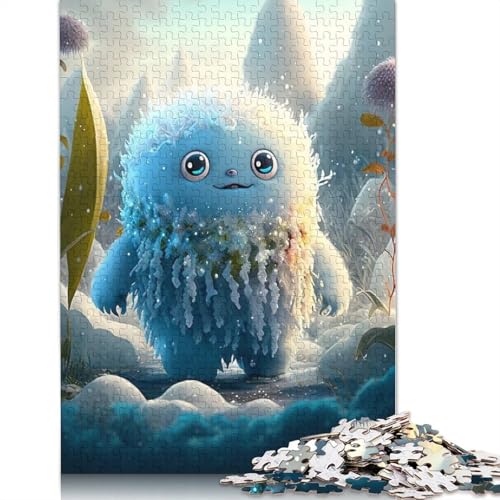 Puzzle, 1000 Teile, niedliche Monster für Erwachsene, Lernspielzeug, 1000 Teile (38 x 26 cm) von QASEYIPV