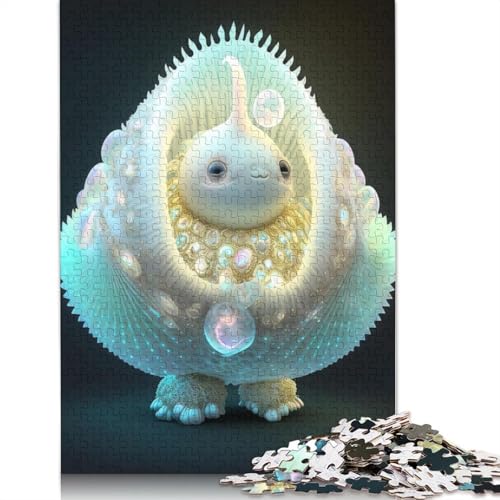 Puzzle, 1000 Teile, niedliche Monster für Erwachsene, Papierpuzzle für Teenager, Männer und Frauen, Geschenk, 1000 Teile (38 x 26 cm) von QASEYIPV